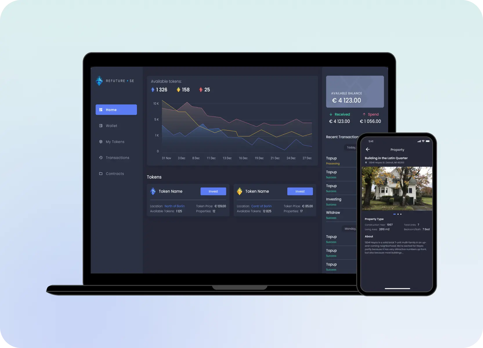 Tokenisation platform solution